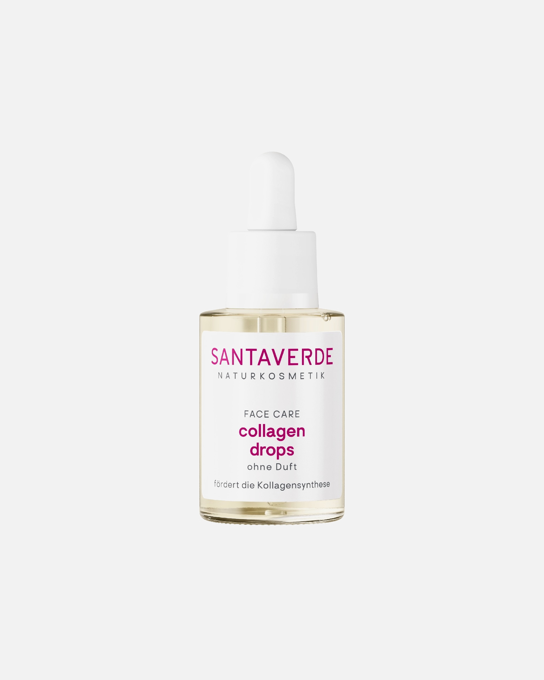 Serum anti-aging dla Unisex Santaverde collagen drops ohne Duft 30 ml