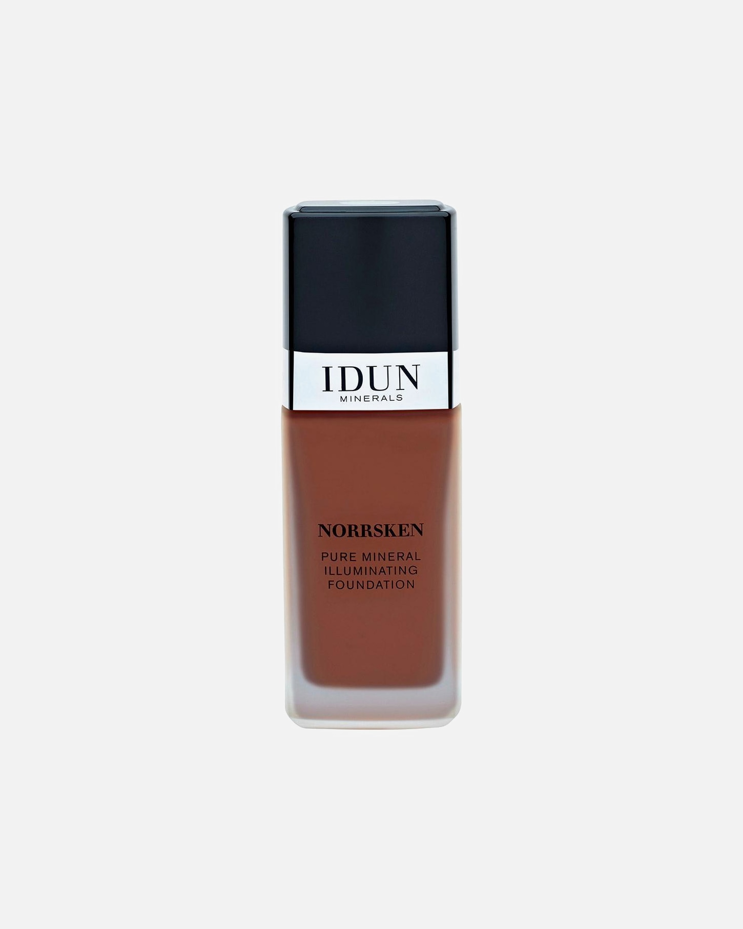 Podkład dla Unisex IDUN Minerals Mineralny Podkład Rozświetlający Norrsken HILDA MEDIUM BROWN NEUTRAL