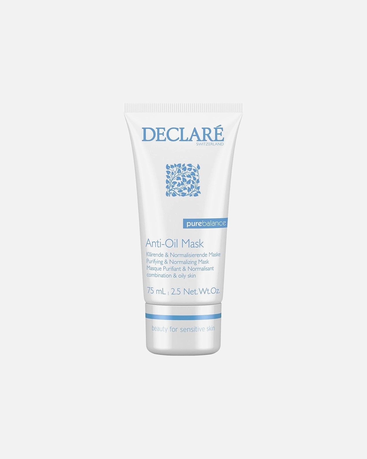 Maska nawilżająca dla Unisex Declaré Pure Balance Anti-Oil Mask 75 ml