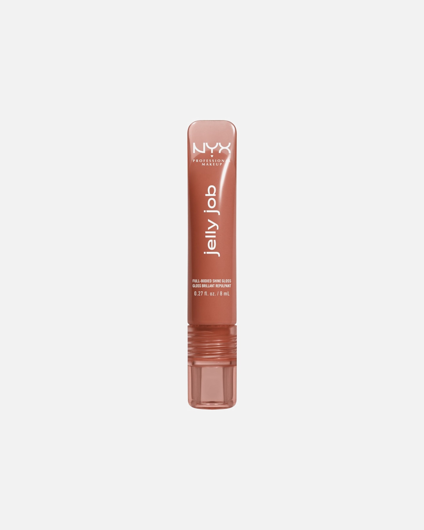 Błyszczyk do ust dla Unisex NYX Professional Makeup Jelly Job Peptide Infused Jelly Gloss 04 - TOAST N JELLY