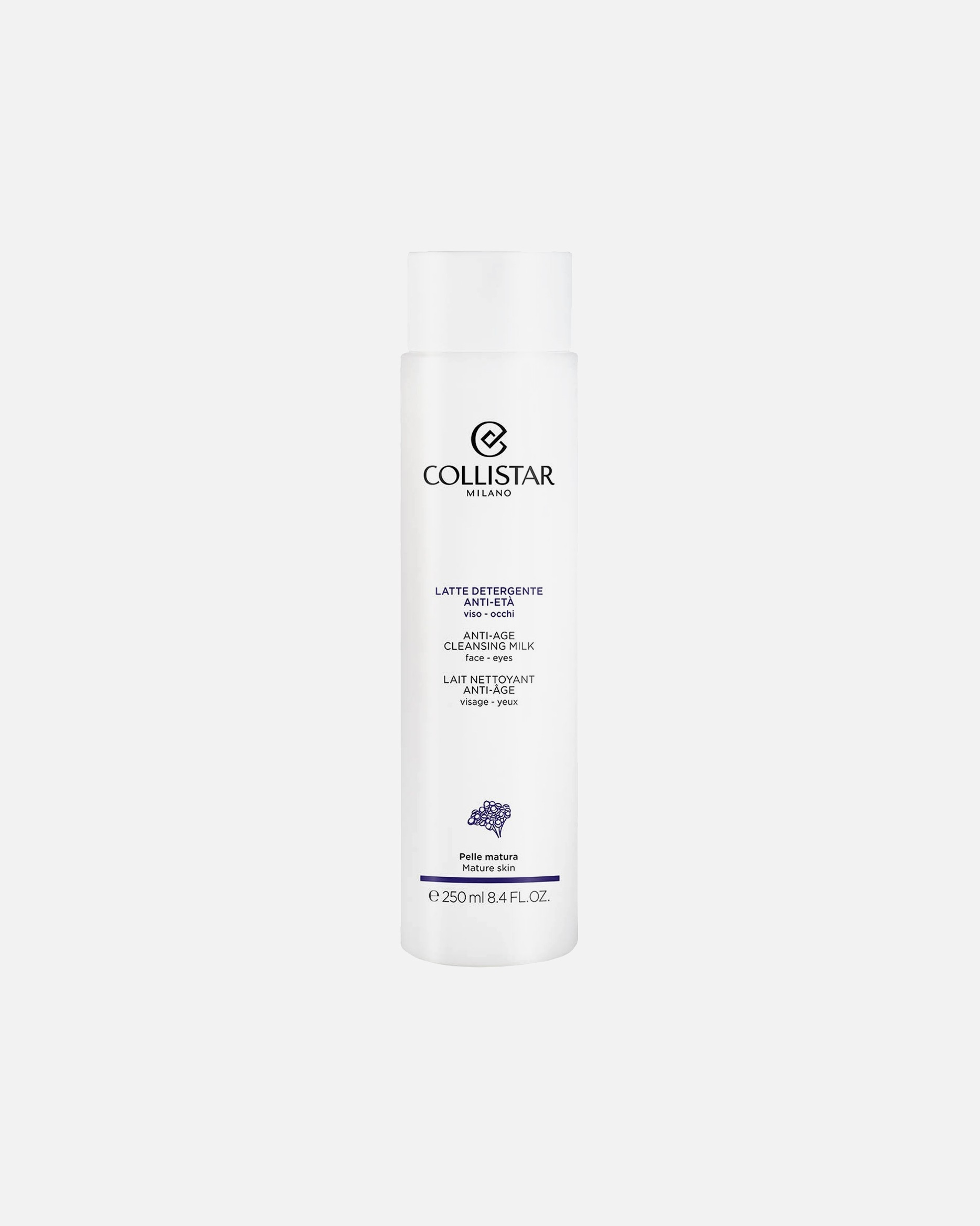 Mleczko oczyszczające dla Unisex Collistar MLECZKO OCZYSZCZAJĄCE PRZECIWSTARZENIOWE DO TWARZY 250 ml