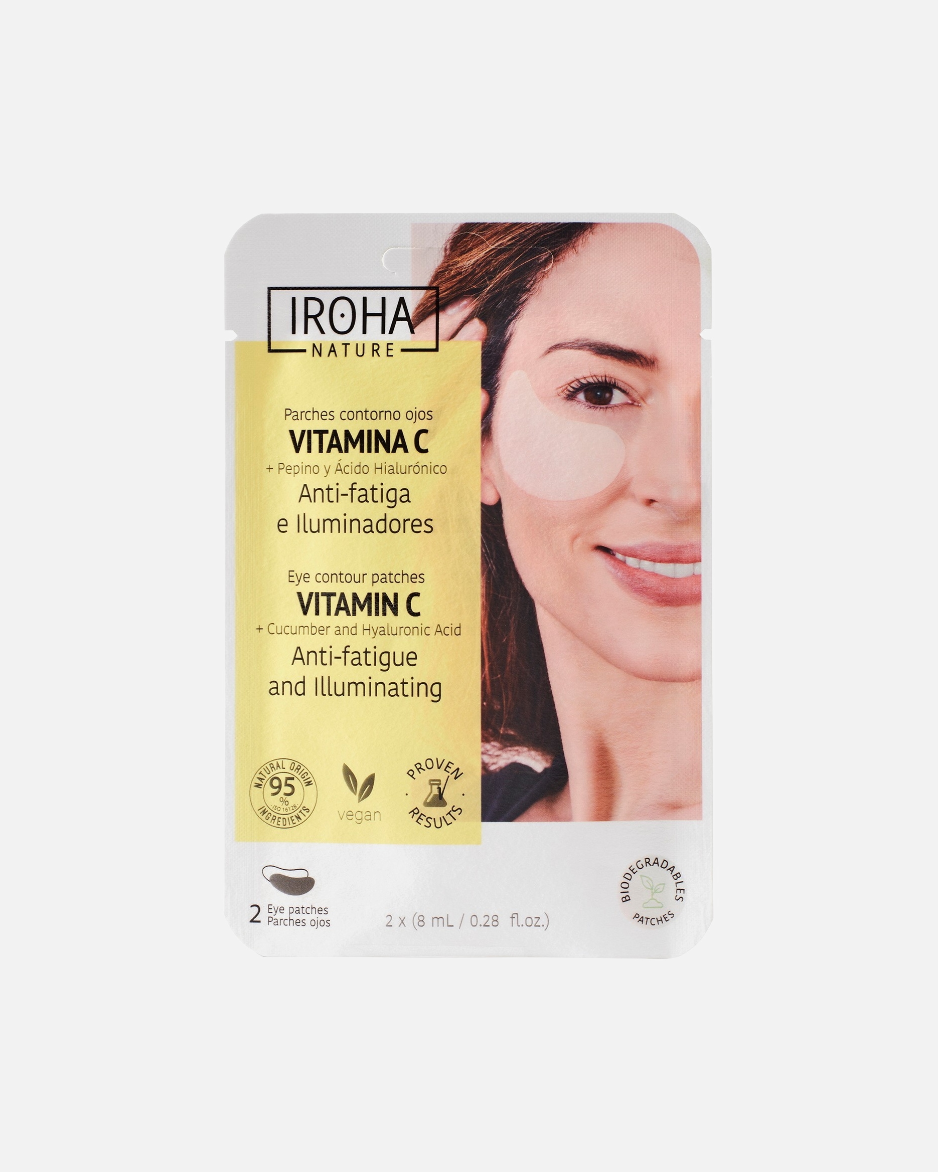 Płatki pod oczy dla Unisex Iroha 2 szt.