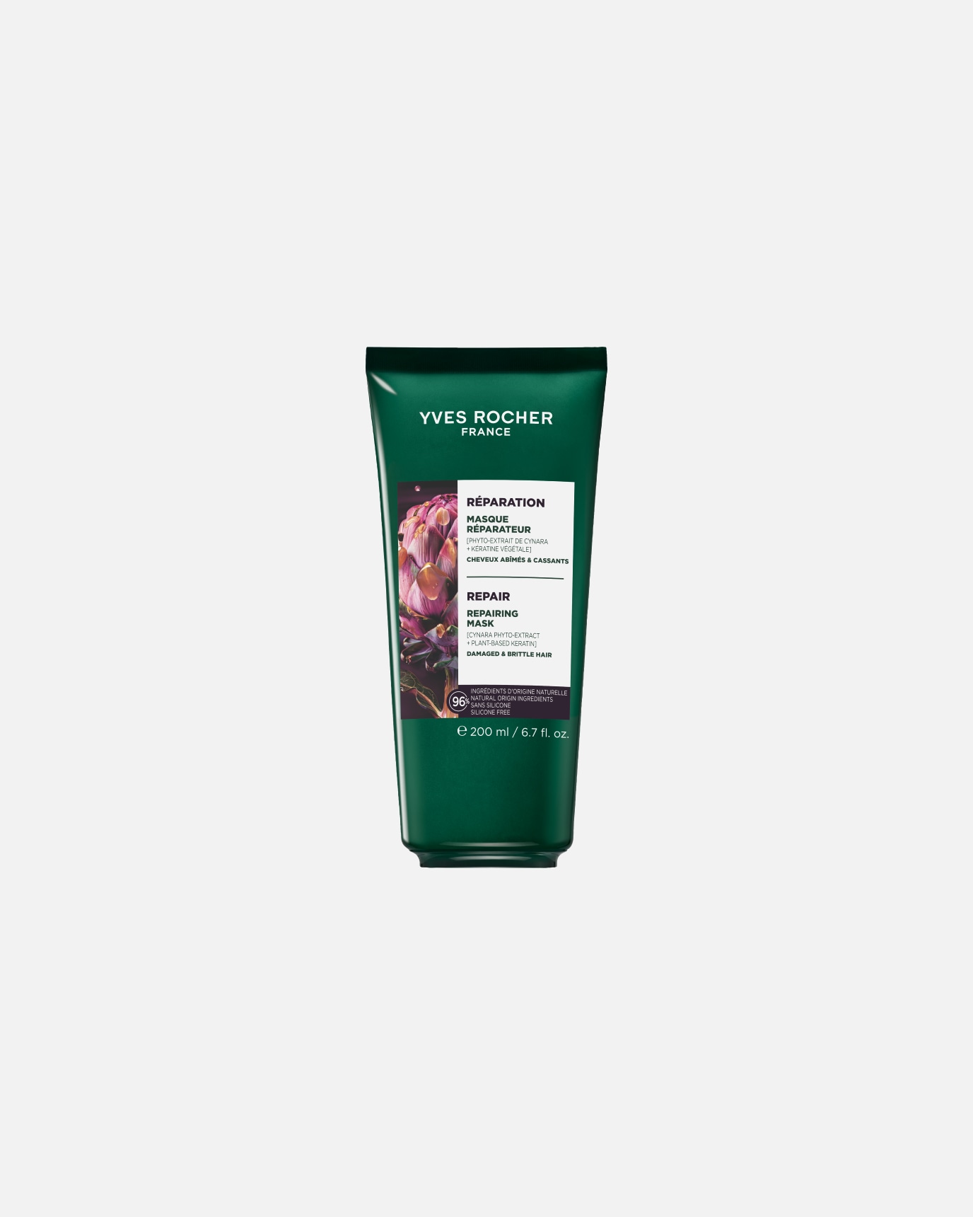 Maska do włosów dla Unisex Yves Rocher Maska do włosów regenerująca z karczochem bio 200 ml