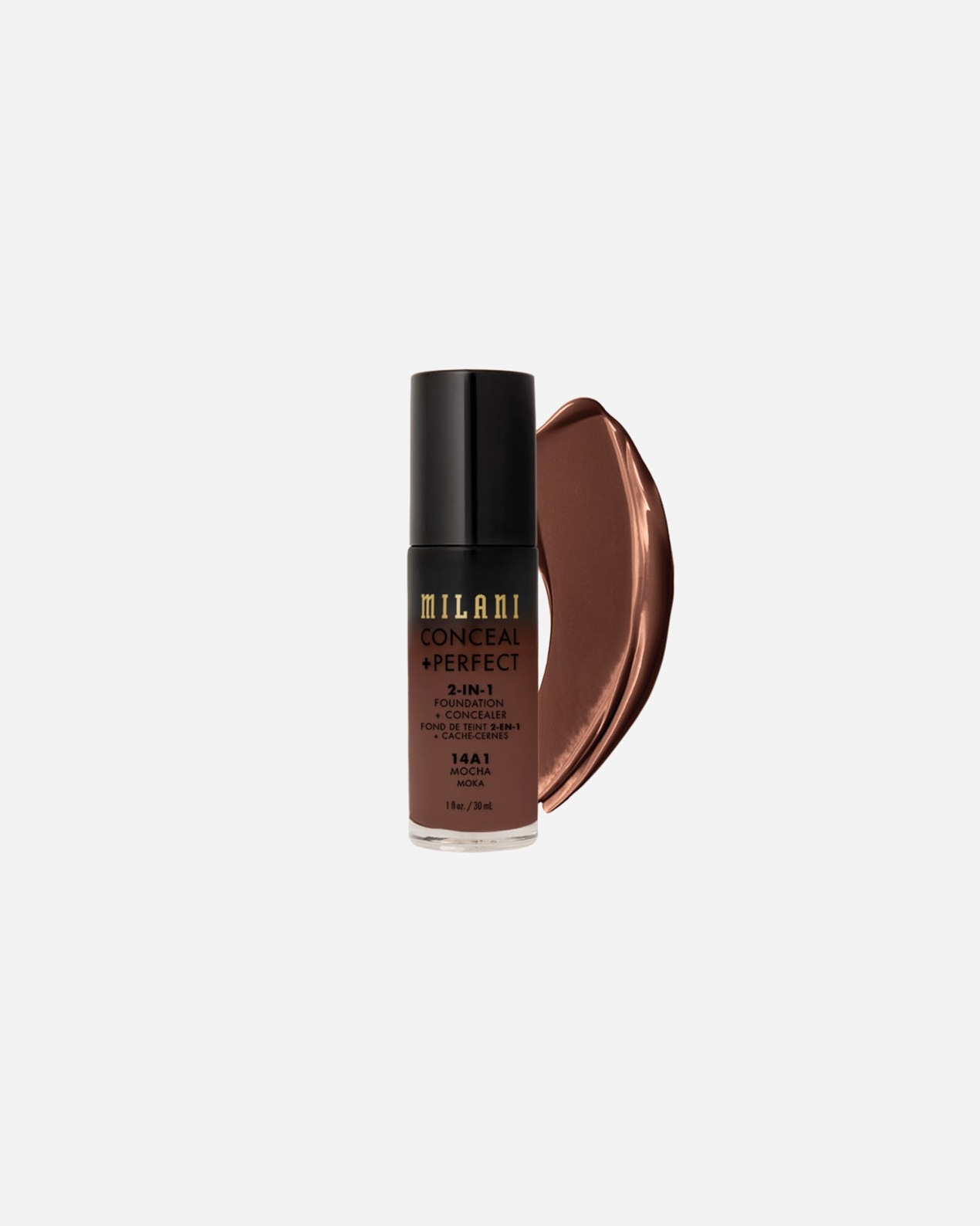 Podkład dla Unisex Milani Conceal + Perfect 2-in-1 Foundation + Concealer MOCHA