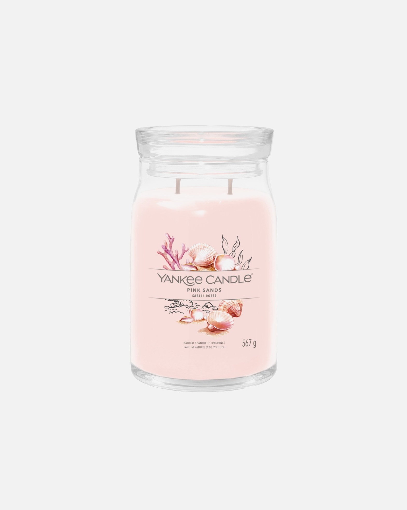 Świeca dla Unisex YANKEE CANDLE Pink Sands 567 g - Signature