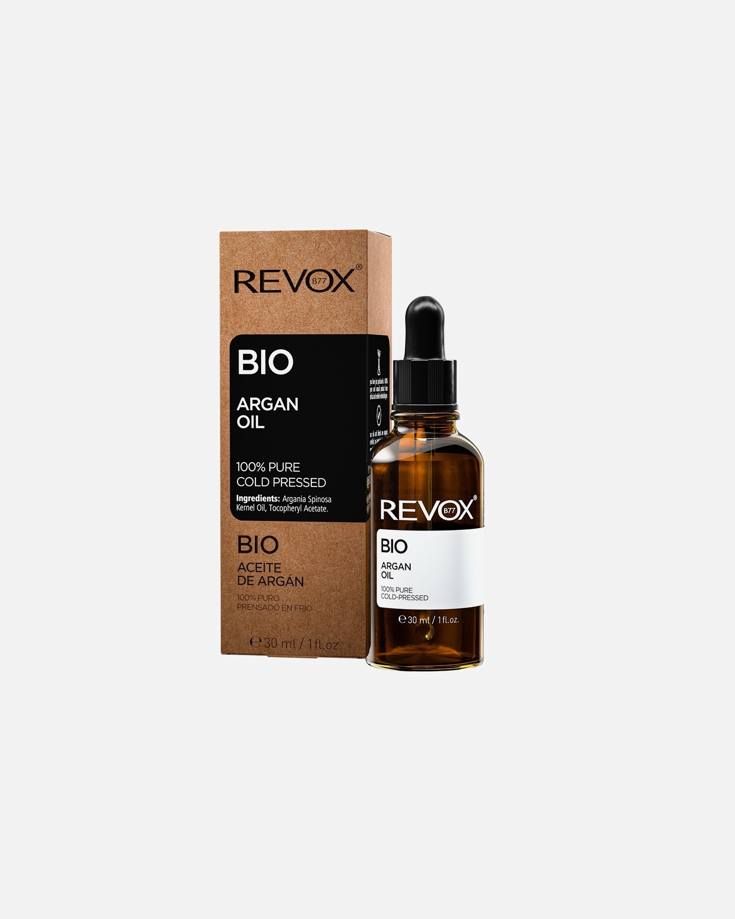 Olejek do twarzy dla Unisex REVOX B77 Argan Oil 100% Pure 30 ml