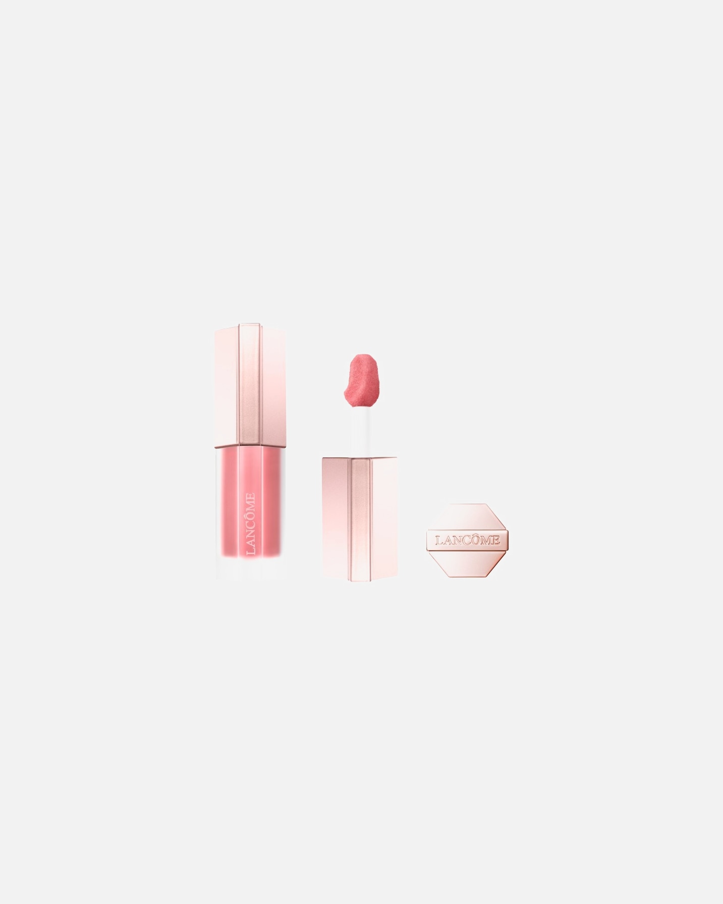 Błyszczyk do ust dla Unisex Lancôme Lip Idôle CuddleBlur™ – pomadka w płynie 21 - BLUSHING BLANKET