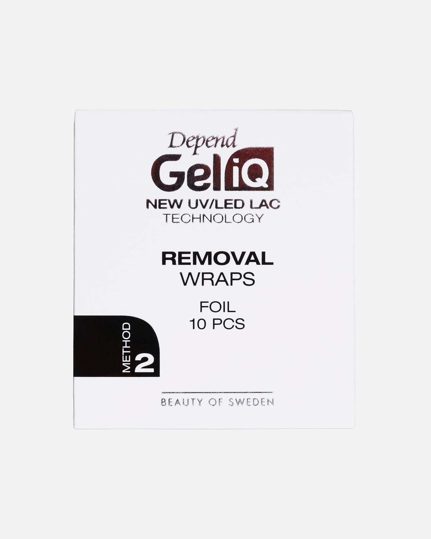 Zmywacz do paznokci dla Unisex Depend Gel IQ Removal Wraps 1 szt.