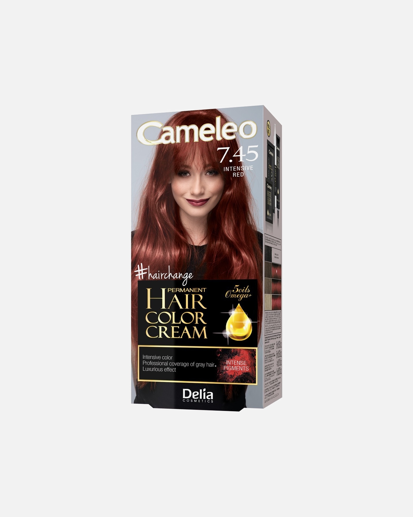 Farba do włosów dla Unisex Delia Cameleo OMEGA II Farba do włosów 7.45. - INTENSIVE RED
