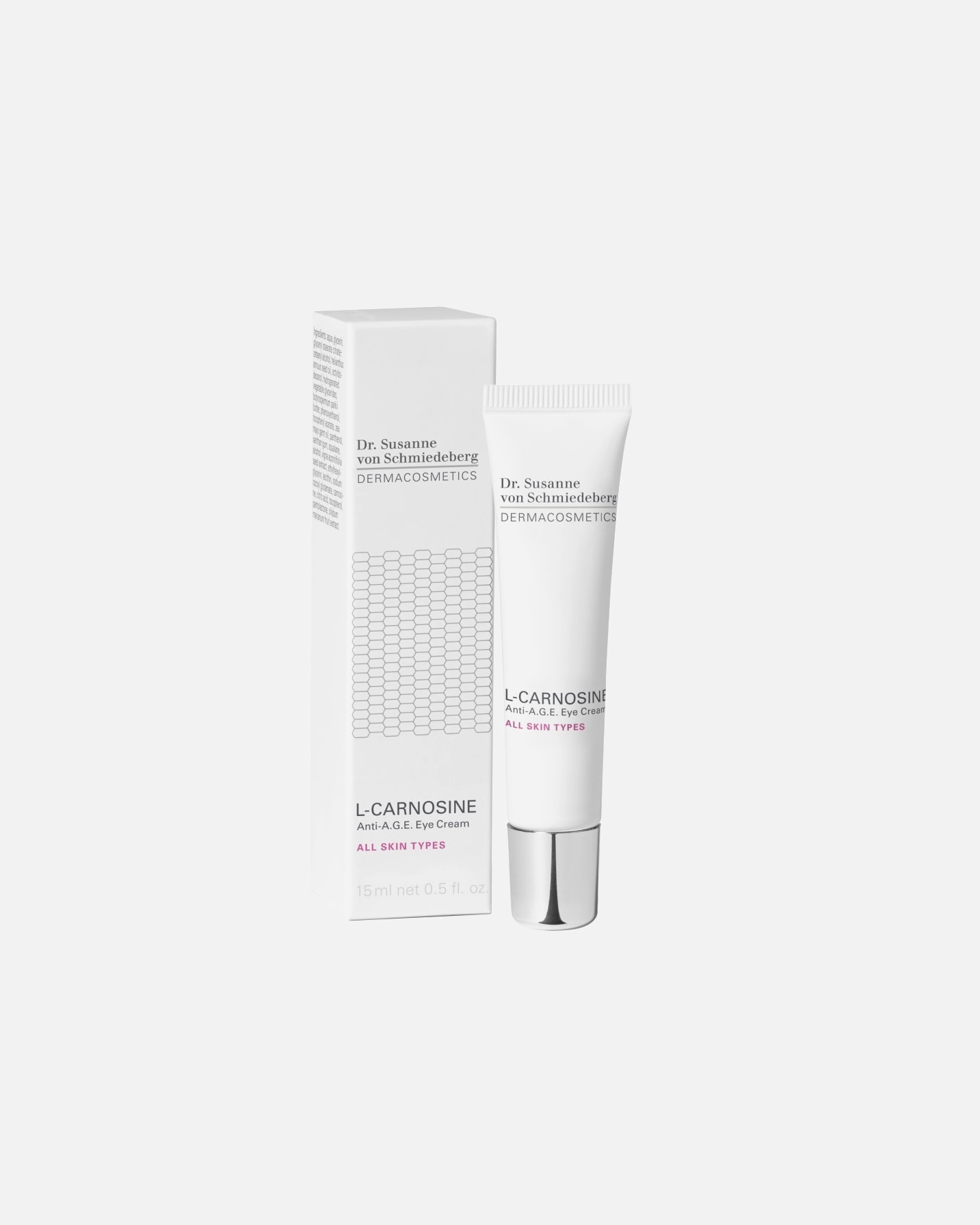 Krem pod oczy dla Unisex Dr. Susanne von Schmiedeberg L-Carnosine Anti-A.G.E. Eye Cream 15 ml