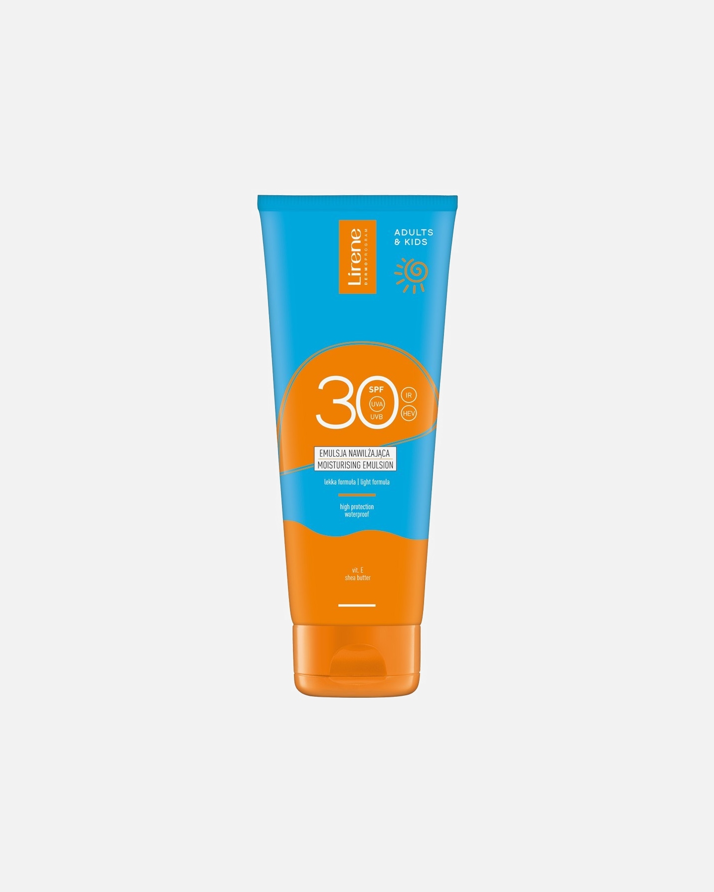Balsam do opalania dla Unisex Lirene SUN Emulsja nawilżająca SPF 30 200 ml