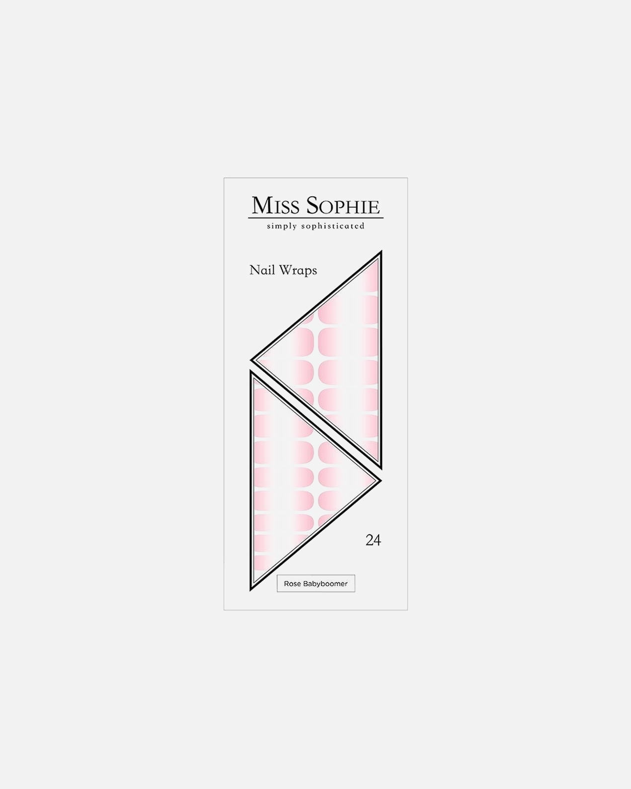 Naklejki na paznokcie dla Unisex Miss Sophie's Rose Babyboomer 1 szt.