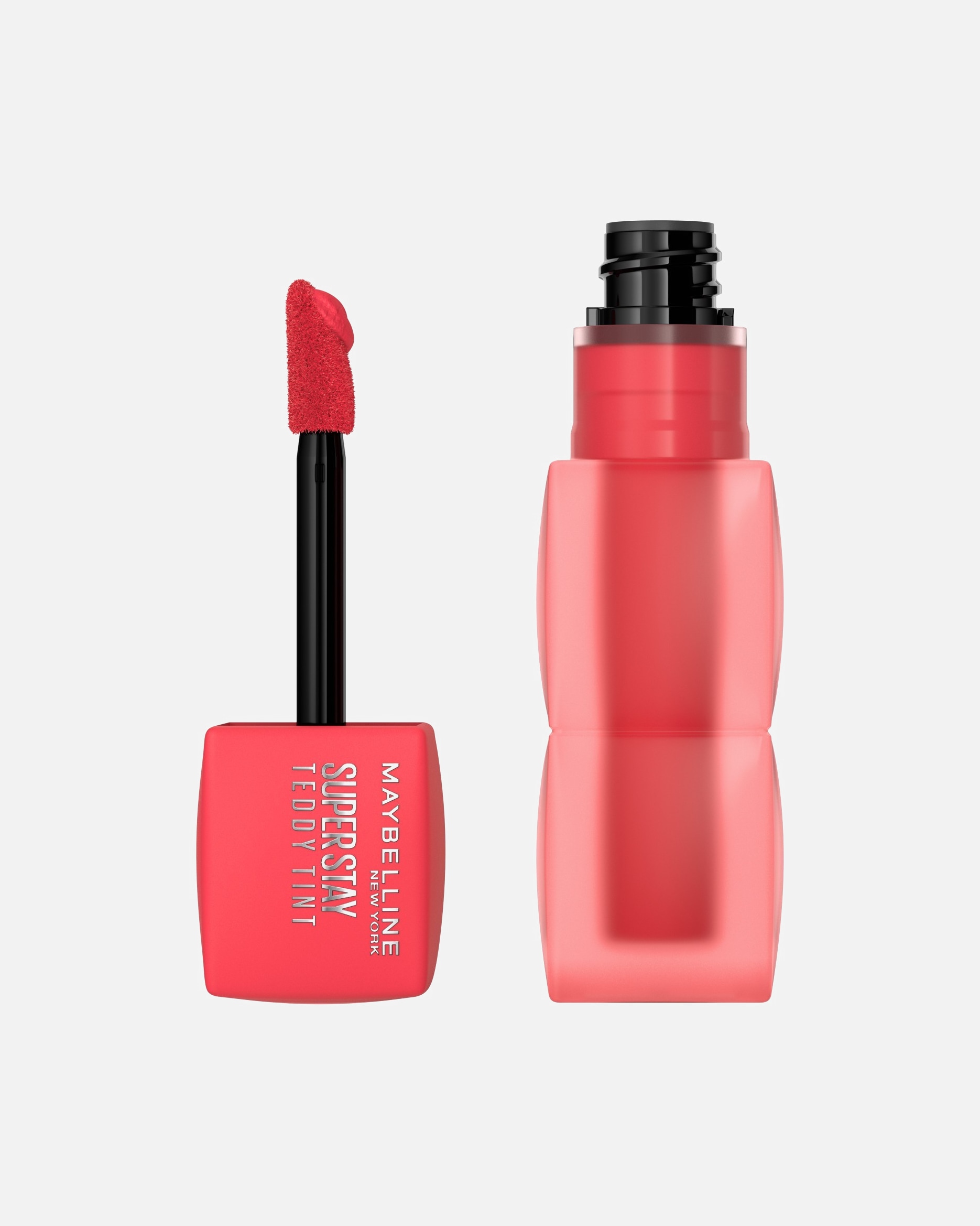 Pomadka do ust w sztyfcie dla Unisex Maybelline Maybelline New York, Super Stay Teddy Tint 25 Baby Tee, płynna szminka, 5ml 35 - JULY FOREVER