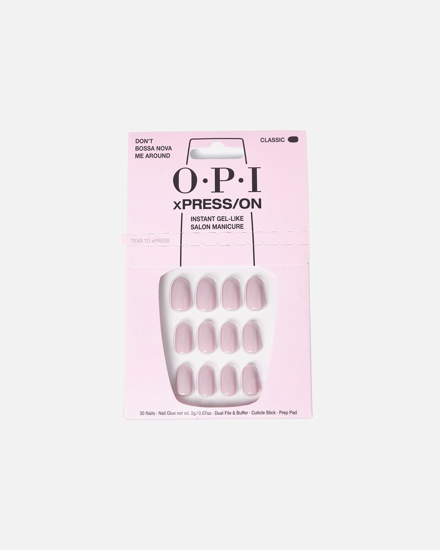 Tipsy dla Unisex OPI xPRESS/ON xPress/on sztuczne paznokcie BEIGE