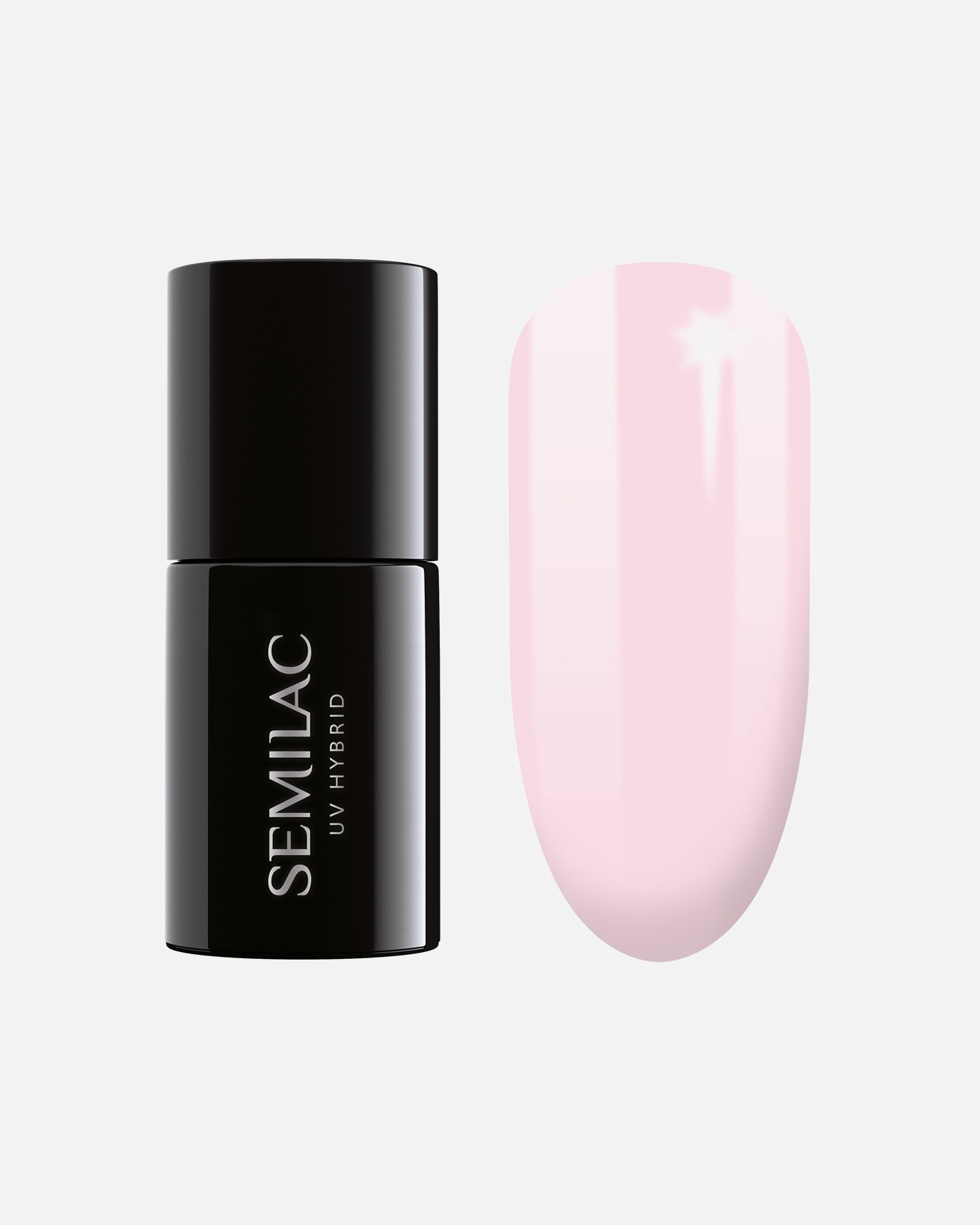 Lakier do paznokci dla Unisex Semilac 052 Lakier hybrydowy UV Hybrid Semilac Pink Opal PINK OPAL