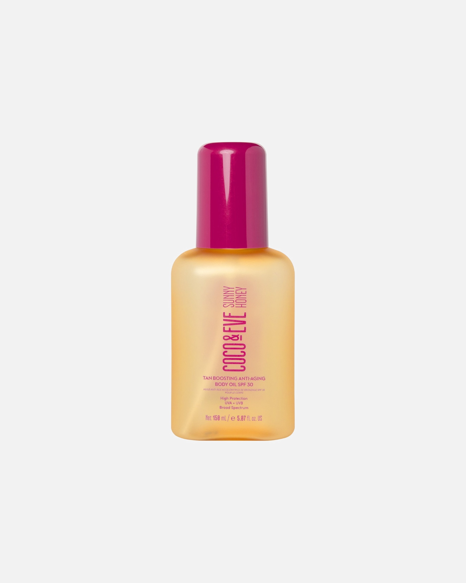 Olejek do ciała dla Unisex Coco & Eve Sunny Honey Tan Boosting Anti-aging Body Oil SPF30 150 ml