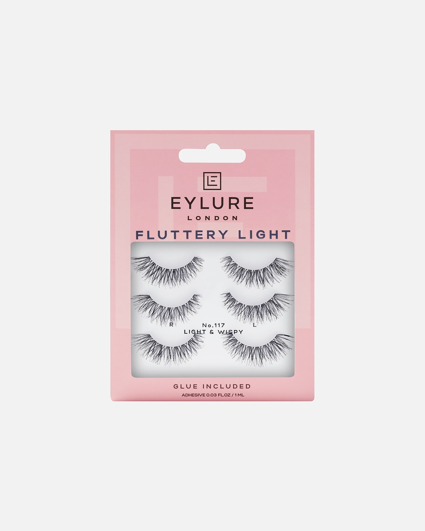 Sztuczne rzęsy dla Unisex Eylure Fluttery Light - 117 1 szt.