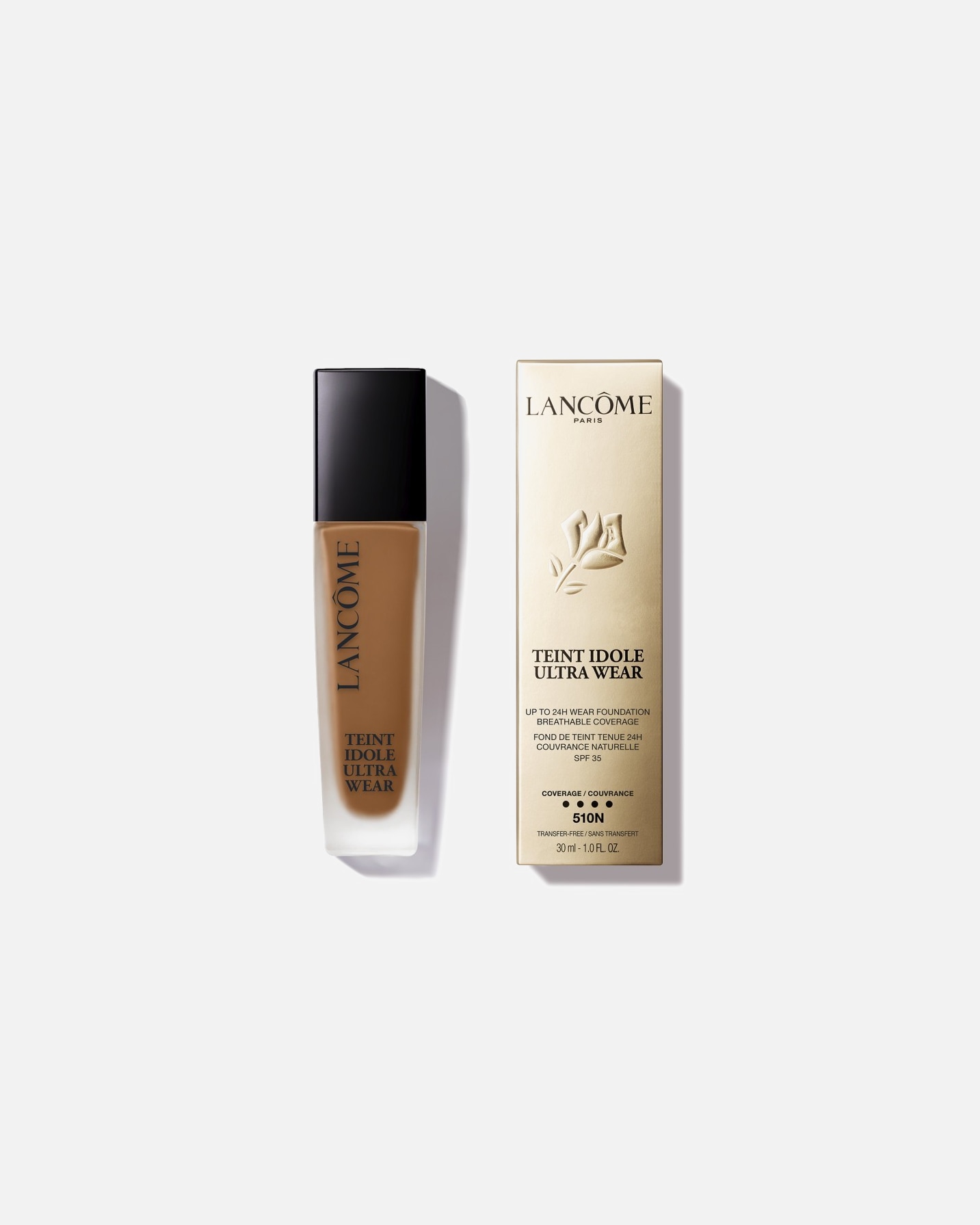 Podkład dla Unisex Lancôme Teint Idole Ultra Wear 24H LONGWEAR FOUNDATION 510N (previously 12)