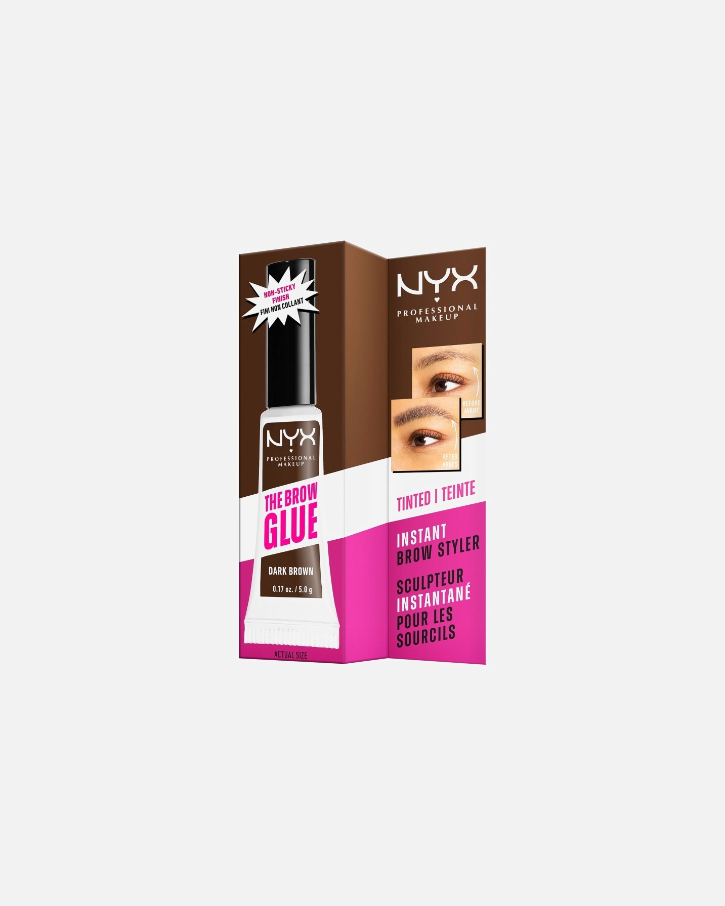 Żel do brwi dla Unisex NYX Professional Makeup Pride Makeup Brow Glue COOL BROWN