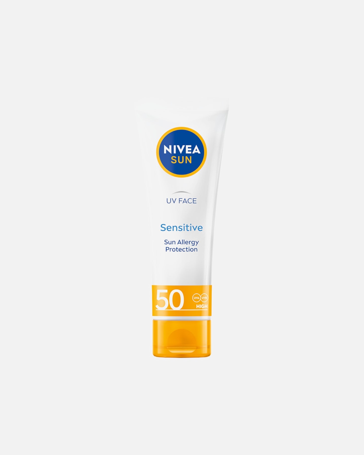 Krem do opalania dla Unisex NIVEA SUN Sensitive Krem ochronny do twarzy dla skóry wrażliwej SPF 50 50 ml