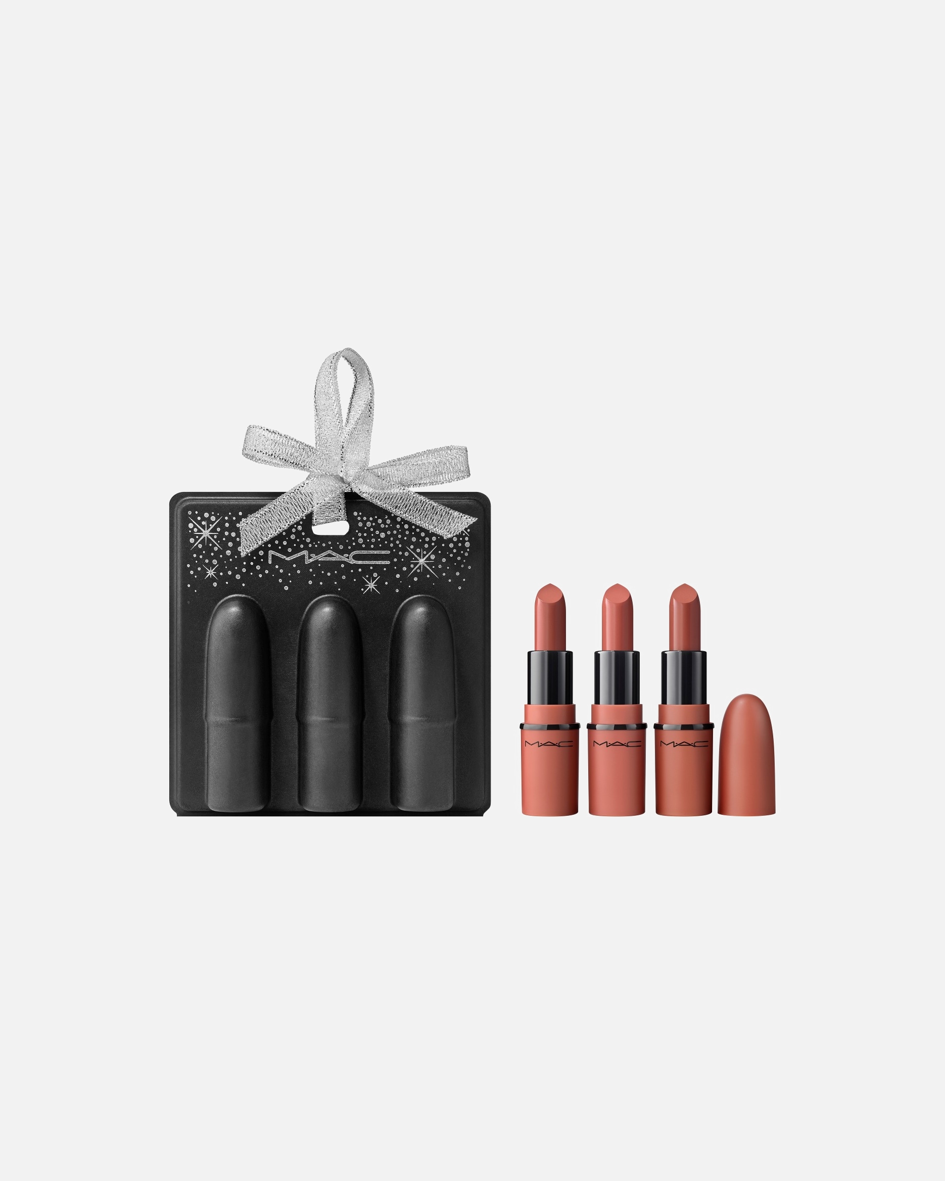 Zestaw do makijażu ust dla Unisex MAC Holiday Teddy Party Mini Lip Trio 1 szt.