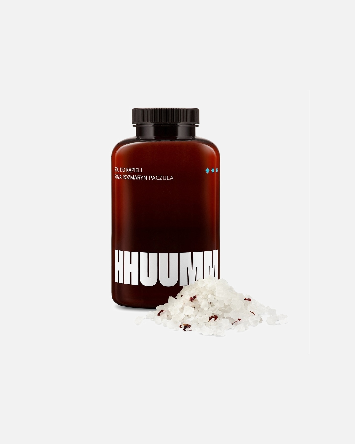 Dodatek do kąpieli dla Unisex HHUUMM Sól do kąpieli Róża, rozmaryn i paczula 550 g