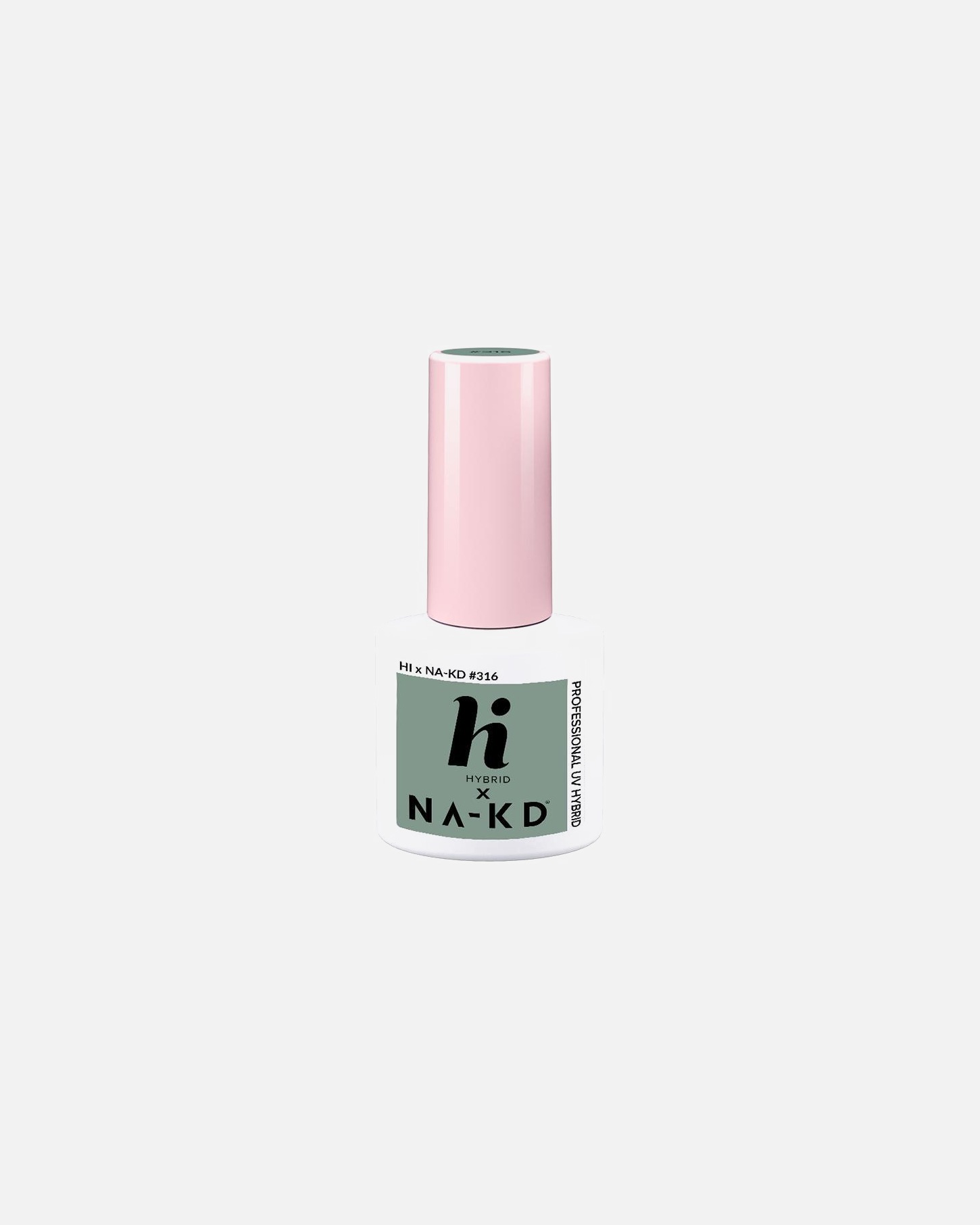 Lakier UV do paznokci dla Unisex Hi Hybrid NA-KD - Professional UV Hybrid 316 - GREEN SAND