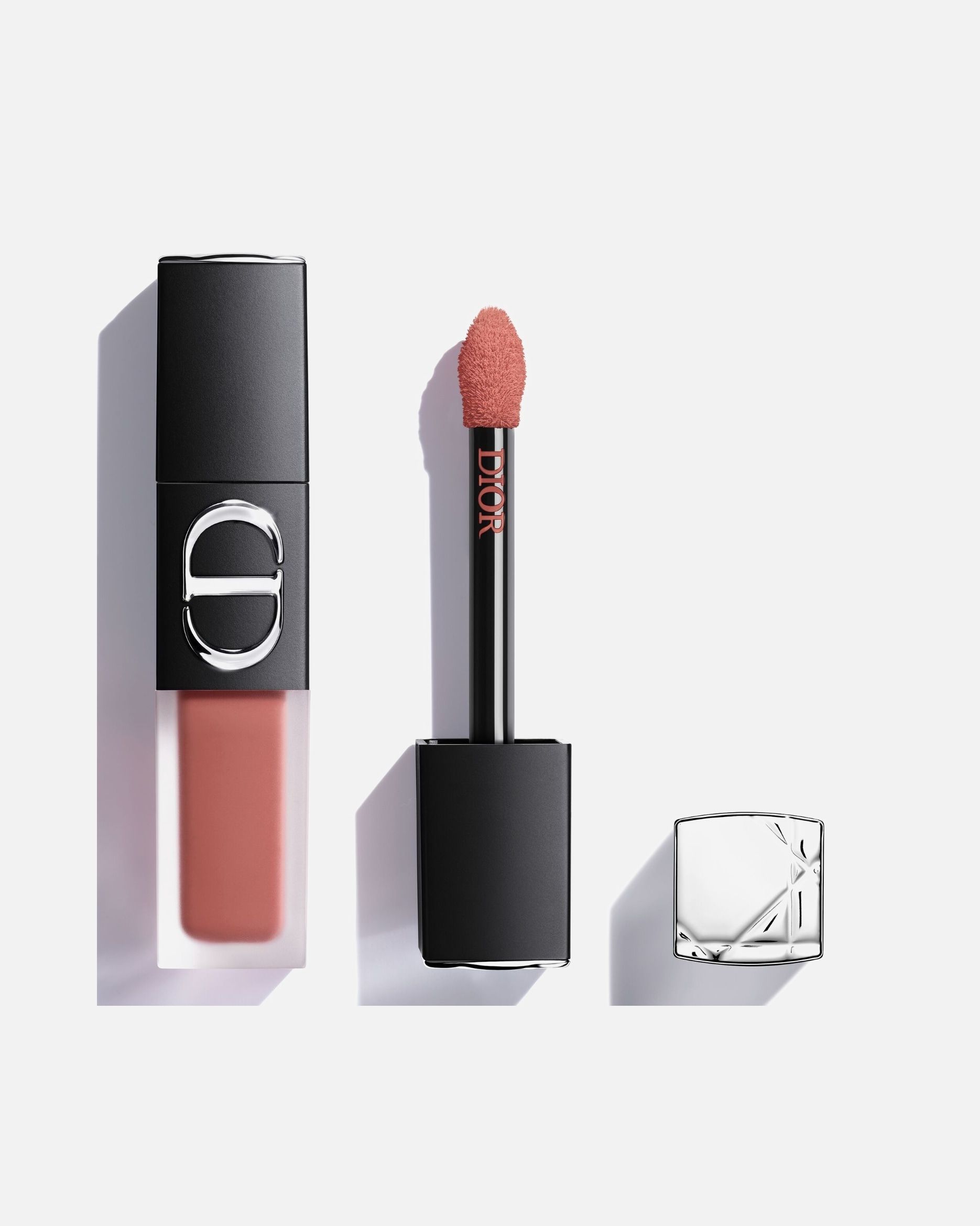 Pomadka do ust w sztyfcie dla Unisex DIOR Rouge Dior On Stage Ink Blur Matte – Płynna, matowa pomadka z efektem blur 100 - NUDE LOOK